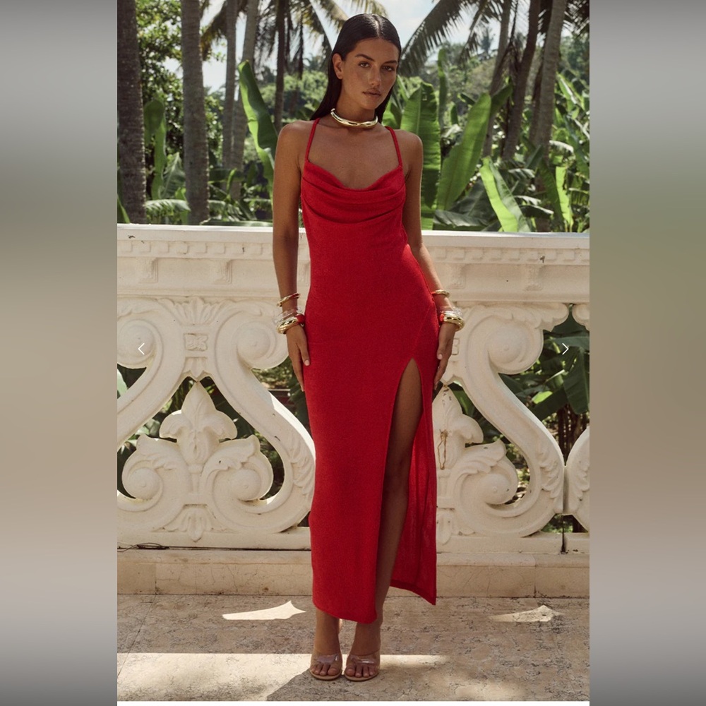 Red dress